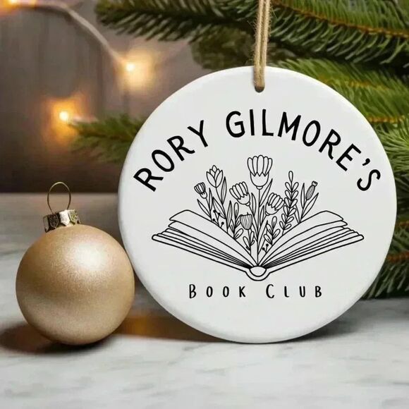 Gilmore Girls Rory Gilmores Book Club NEW Christmas ornament - Picture 1 of 1